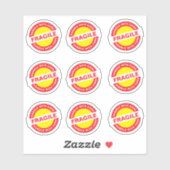 9PCS エコマス フラグシール シール (シート)