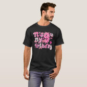 9thコケットをテーマにした誕生日9歳オールドガールCo Tシャツ (正面フル)
