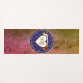 9thテラコッタラピスラズリ結婚の記念日 ヨガマット (正面(横))