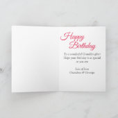 9th孫娘ピンクフェアリー誕生日 カード (内部)