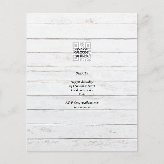 9TH誕生日フォトコラージュ招待状ボーイガールミックスミックス チラシ (裏面)