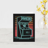 9th Birthday 9 Year Old Retro Gamer Level Up Unloc カード (黄色い花)