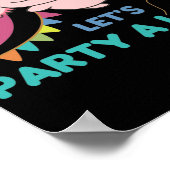 9th Birthday Axolotl Nine Year Old Cute Axolotls ポスター (角)