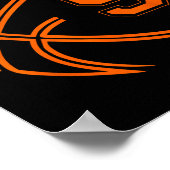 9th Birthday Basketball Nine 9 Years Old Boys Kids ポスター (角)