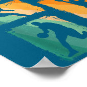 9th Birthday Boys Basketball Player Basketball 9 Y ポスター (角)