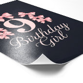 9th Birthday Girl フォトプリント (角)