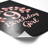 9th Birthday Girl フォトプリント (角)