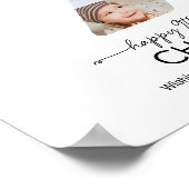 9th Birthday Number 9 Photo Collage Custom Picture ポスター (角)