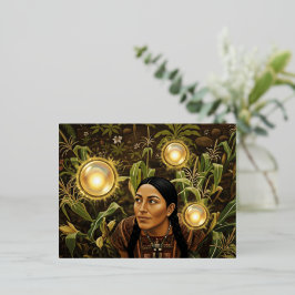 9th Century Light Orb - 箔シーズンポストカード