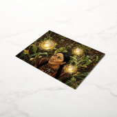 9th Century Light Orb - 箔シーズンポストカード (回転した状態)