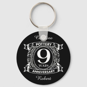 9TH wedding anniversary pottery キーホルダー