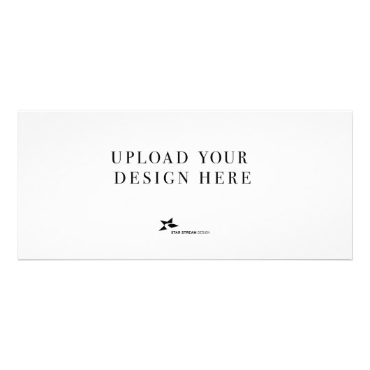 9x4ランドスケープ・メニューまたはラック・カード ラックカード (正面)