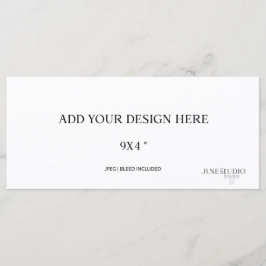 9x4"シーティンググラフカードヘッダー印刷 メニュー