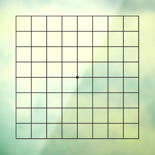 9x9 Govan透明カスタマイズ可能なテーブルデカール ウィンドウサイン (シート3)