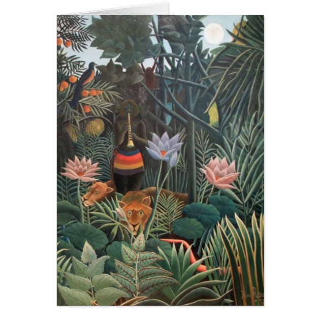 アンリ・ルソー『 エキゾチックな風景 』 のマウスパッド：フォトパッド（ 世界の名画シリーズ ）