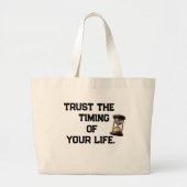 Aおよスタイリッシュびやる気を起こさせる ラージトートバッグ (正面)