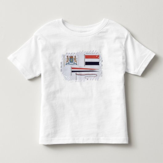 aからのオランダの王国からの旗、 トドラーTシャツ (正面)