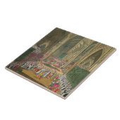 aからの王ジェイムズ二世(1633-1701年)の即位 タイル (側面)