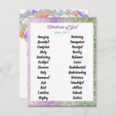 AからZのエンクロージャカードへの神の属性 エンクロージャーカード (正面/裏面)