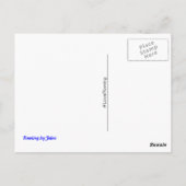 AからZへのおもしろいアルファベットやる気を起こさせる ポストカード (裏面)