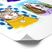 AからZへのアルファペッツバイクランシー ポスター (角)