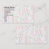 AからZまでの名刺 名刺 (正面/裏面)