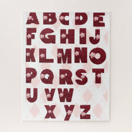 AからZまでの文字 ジグソーパズル