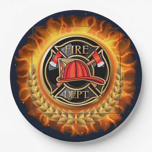 AかAの大事な行事の結婚素敵な日 ペーパープレート (正面)