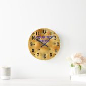 Aがあること誇りを持った ラウンド壁時計 (ホーム)