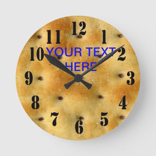 Aがあること誇りを持った ラウンド壁時計 (正面)