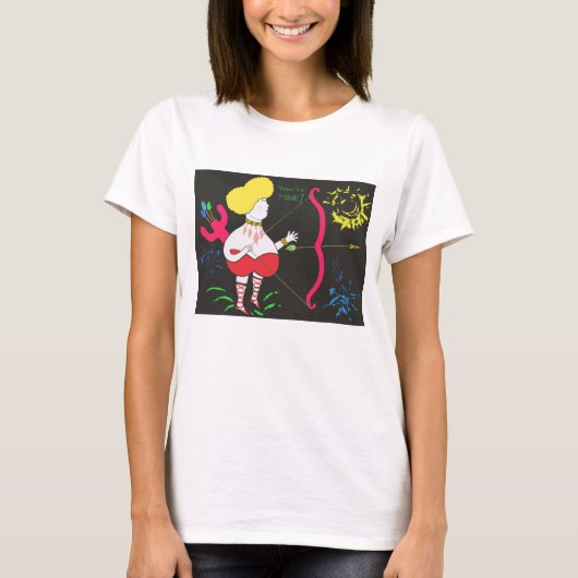 Aであなたを愛していると言う Tシャツ (正面)