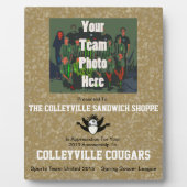 Aでスポンサーを記念する –  フォトプラーク (正面)