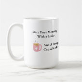 Aでスマイルを開始 コーヒーマグカップ (左)