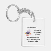 Aで大学院に進学 キーホルダー (正面左)