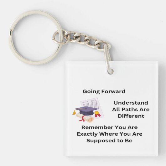 Aで大学院に進学 キーホルダー (正面)