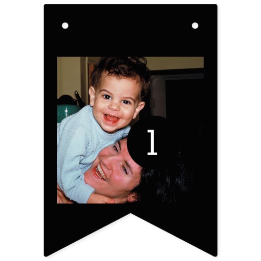 aで16のイメージとあなた自身の装飾を容易にして下さい バンティングフラッグ (第1の旗)