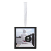 aで5つのイメージとあなた自身の装飾を容易にして下さい キューブオーナメント (右)