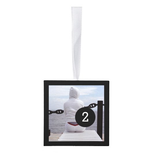 aで5つのイメージとあなた自身の装飾を容易にして下さい キューブオーナメント (右)