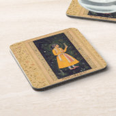 aとして皇帝Shah Jahan (1592-1666年) (r.1627-1658) コースター (左側)