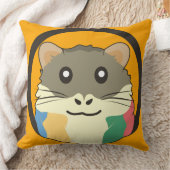 Aとよくはしゃぐのおもしろいハムスター クッション (ブランケット)