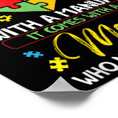 Aと手動来の認識度では自閉症は起こらない ポスター (角)