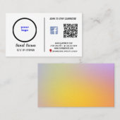 AとInnovを持つプロフェッショナルモダン名刺 名刺 (正面/裏面)