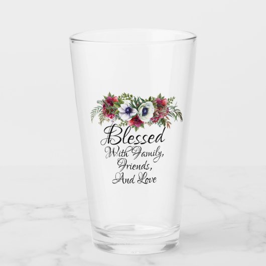 Aにとって素敵な結婚日 タンブラーグラス (正面)