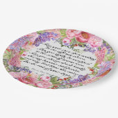 Aにとって素敵な結婚日 ペーパープレート (アングル)