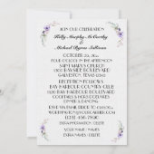 Aにとって素敵な結婚日 招待状 (裏面)