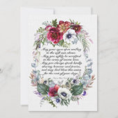 Aにとって素敵な結婚日 招待状 (正面)