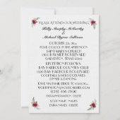 Aにとって素敵な結婚日 招待状 (裏面)