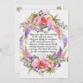 Aにとって素敵な結婚日 招待状 (正面/裏面)