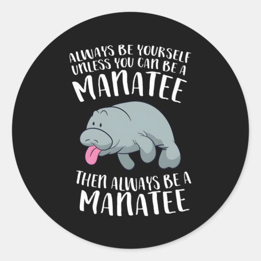 Aになれないかぎり自分でいなさい ラウンドシール (正面)