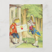 aに招待状を提供している魚従僕 ポストカード (正面)